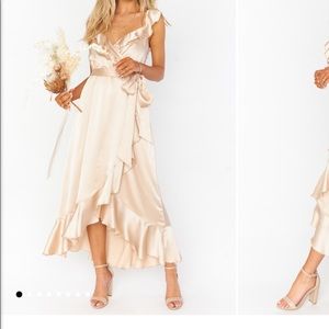 show me your mumu - Samantha Ruffle Wrap Dress